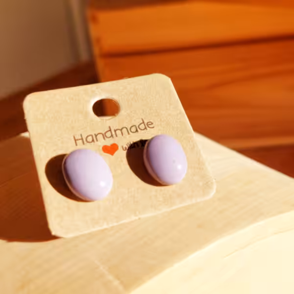 Ohrstecker - HELL<wbr>LILA